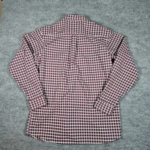 Red Head Brand Co Mens XLT Tall Plaid Button Down Shirt Red White Blue Cotton